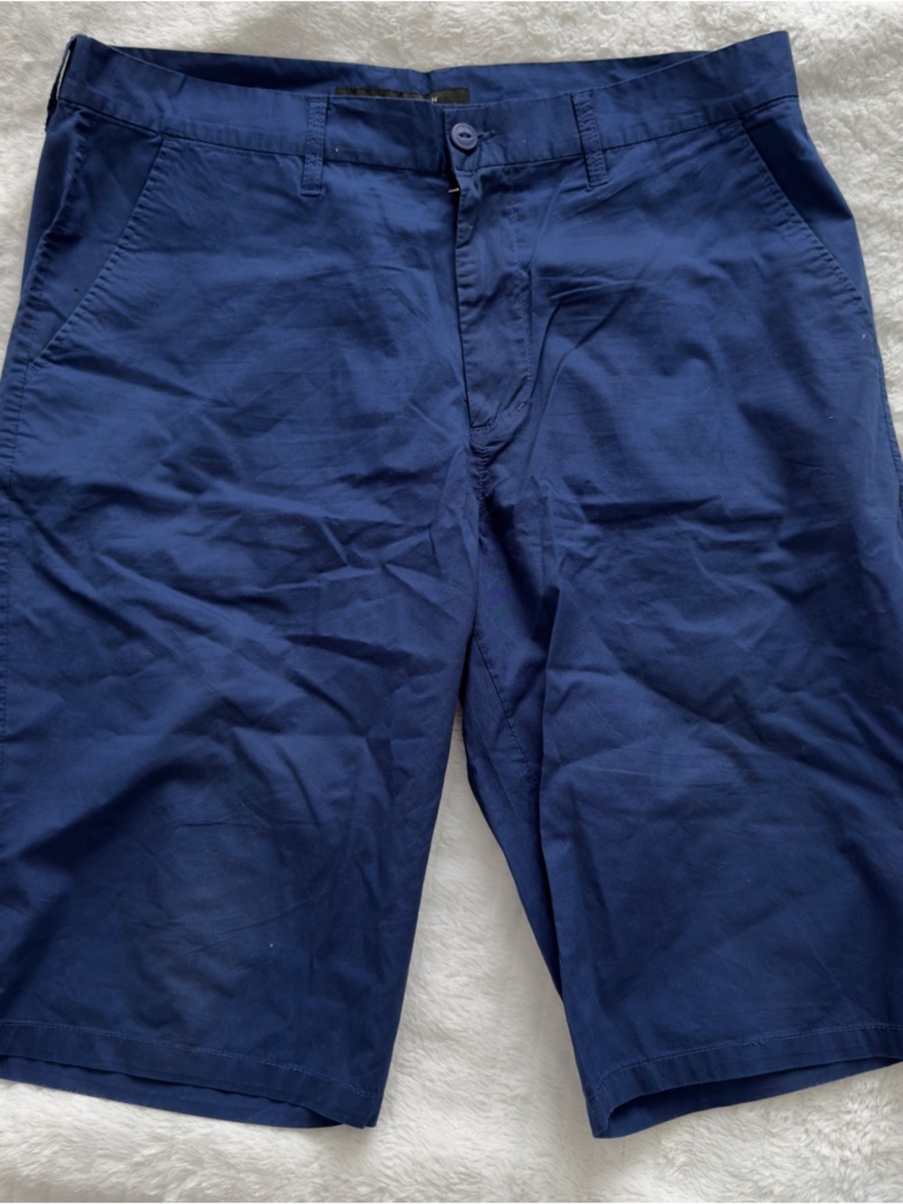 Sean John Navy Blue men Chino Shorts size 38 (001) - Picture 4 of 5